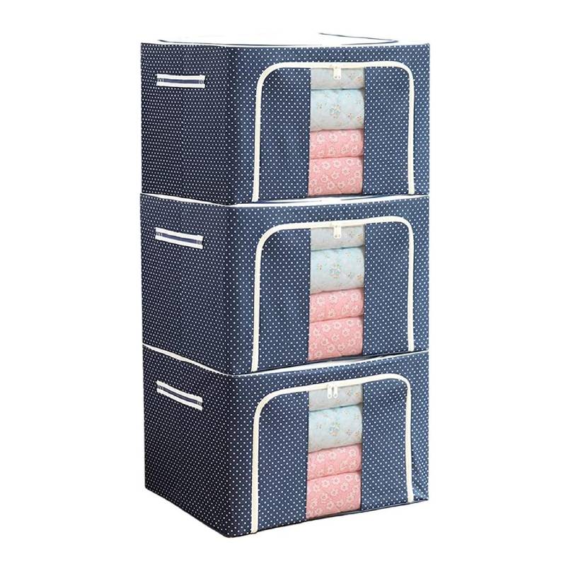 100L Cloth Storage Box for Quilt Folding Wardrobe Fabric Extra Large Storage Bag