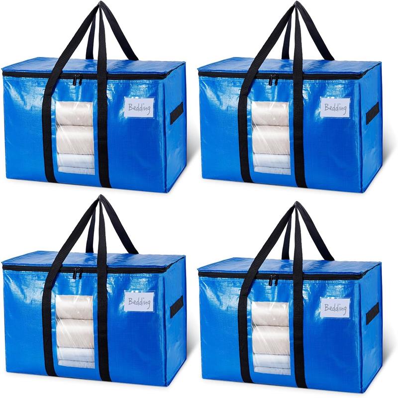 Large  Storage Bags Clothes Storage Bins Foldable Closet Organizers Storage Containers